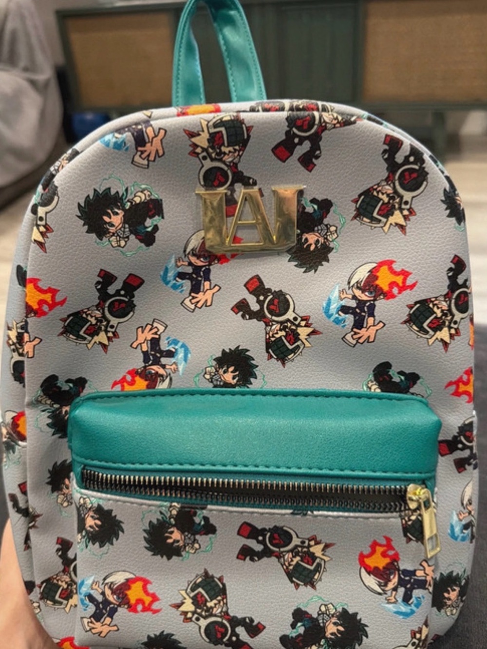 NWT Hot Topic My Hero Academia Chibi Character Mini Backpack | Deku Bakugo Todor